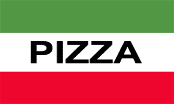 Pizza Red White Green