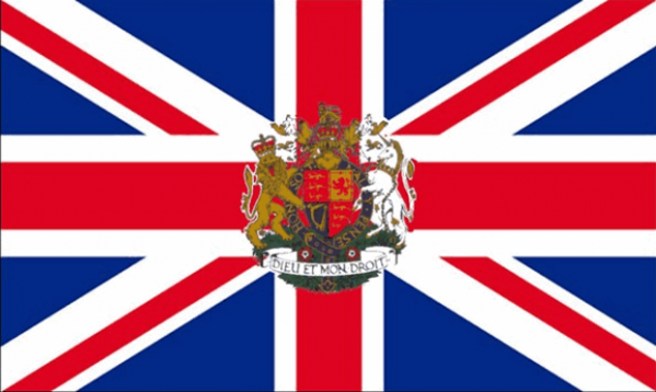 United Kingdom (Union Jack) With Royal Crest