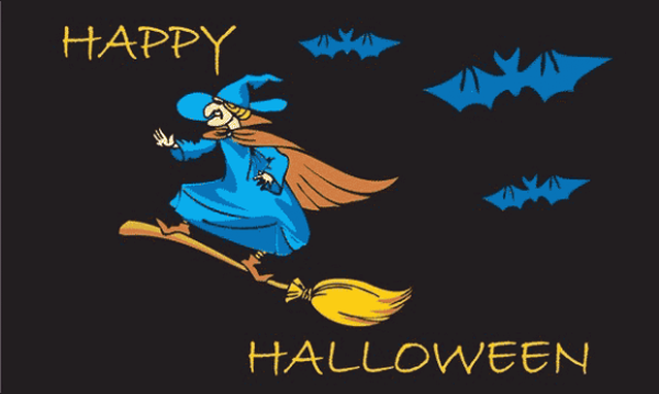 Halloween Blue Witch