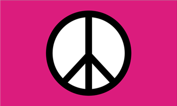 Peace Symbol Pink