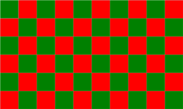 Chequered Red Green