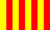Motor Racing Red And Yellow Vertical Stripes