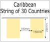 Caribbean String of 30 Countries